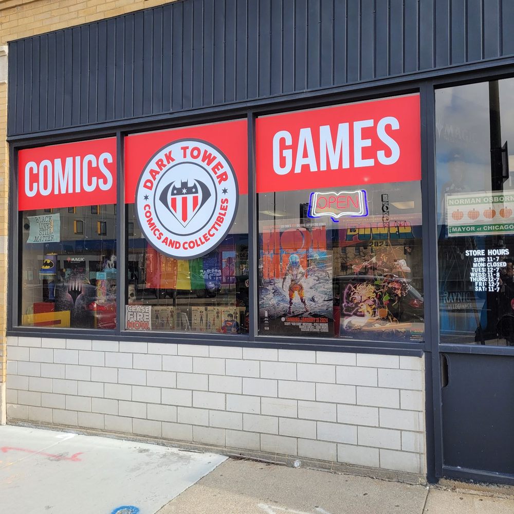 Dark Tower Comics - Logan Square - From the outside. - Comic Books Near Me - Chicago, Illinois Dark Tower Comics - Logan Square - From the outside. - Comic Books Near Me - Chicago, Illinois