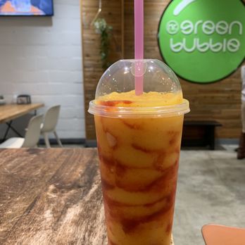 Mr. Green Bubble - Mango Blaze - Bubble Tea Near Me - Walnut Creek, California