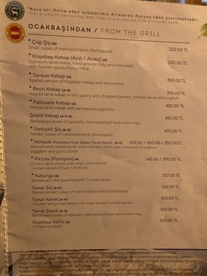 Menu photo 7 Kodebasi Kapadokya Göreme, 50