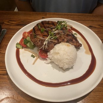 The Bistro - the pork chop - Seafood Near Me - Kilauea, Hawaii The Bistro - the pork chop - Seafood Near Me - Kilauea, Hawaii