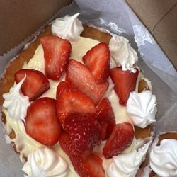 Pantry Shelf - Flatbread cream cheese donut. Call ahead order them for Mother's Day. You will be an angel when you deliver.
