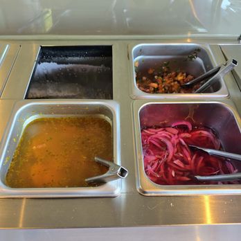 Dos Chamucos Taqueria - condiment bar - Mexican Near Me - Newcastle, Washington