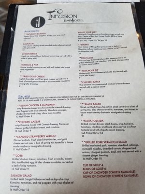 Menu photo 7 Infusion Bar & Grill Snoqualmie, WA Menu photo 7 Infusion Bar & Grill Snoqualmie, WA