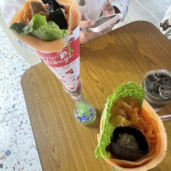 Crepe Shibuya - Spicy salmon crepes and hojicha - Japanese Near Me - Milpitas, California