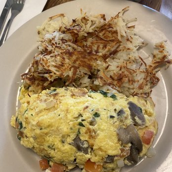 Genie G's - Spinach and feta cheese omelette. - New American Near Me - Phoenix, Arizona