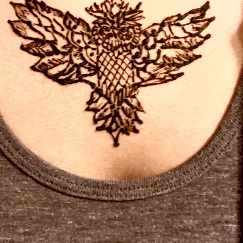 Did an AMAZING job, on the owl, that represents the EDC event that I am attending within the next couple of days.