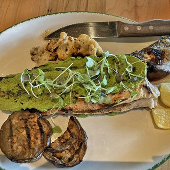 Tapagria Spanish Tapas - Whole Mediterranean Seabass - the cauliflower in this dish is out of this world - Spanish Near Me - Markham, Ontario Tapagria Spanish Tapas - Whole Mediterranean Seabass - the cauliflower in this dish is out of this world - Spanish Near Me - Markham, Ontario