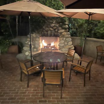 The Raymond 1886 - Fireside patio - New American Near Me - Pasadena, California