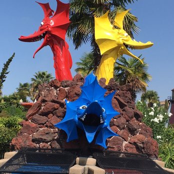 Golfland - The dragons have been here forever, hit your ball in the hole get a free game - Arcades Near Me - Milpitas, California