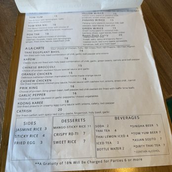 Siam Station - menu - Thai Near Me - Irvine, California