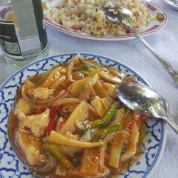 Orchidée d'Asie - Poulet au basilic.