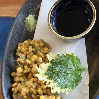 Wren - corn kaki-age tempura - Cocktail Bars Near Me - Tysons, Virginia Wren - corn kaki-age tempura - Cocktail Bars Near Me - Tysons, Virginia