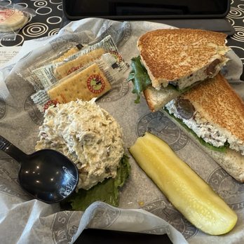 Chicken Salad Chick - The Chick with Jalapeño Holly and a scoop of Classic Carol - Southern Near Me - Dunwoody, Georgia Chicken Salad Chick - The Chick with Jalapeño Holly and a scoop of Classic Carol - Southern Near Me - Dunwoody, Georgia