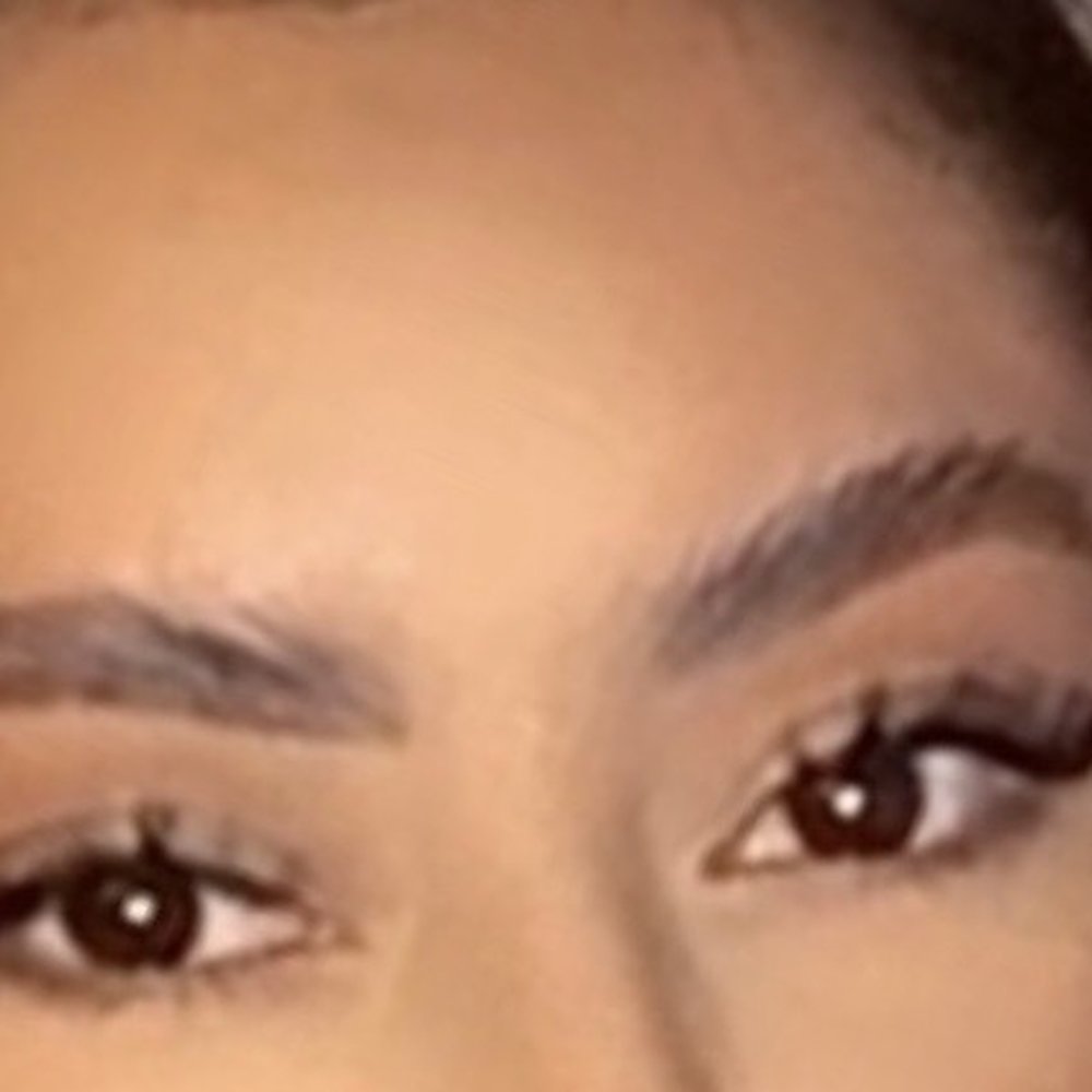 another angle of my eyebrows, thick and both round. (not done at Luv beauty) another angle of my eyebrows, thick and both round. (not done at Luv beauty)