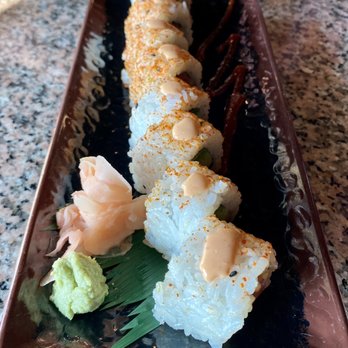 King Noodle - a sushi roll on a plate - Sushi Bars Near Me - Cedar Park, Texas