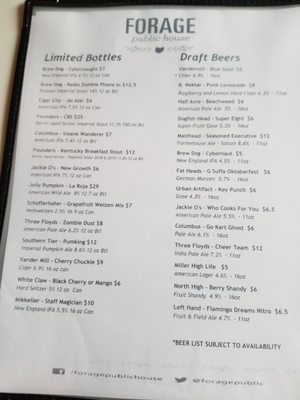 Menu photo 4 Forage Public House Lakewood, OH Menu photo 4 Forage Public House Lakewood, OH