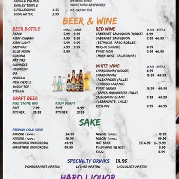Hoshi Sushi - June 2021 menu part 7 - Sushi Bars Near Me - Fullerton, California
