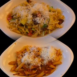 Vapiano - Spaghetti 'Bolo' und Campanelle Pollo picante - war schon mal besser.
