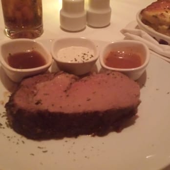 Fleming’s Prime Steakhouse & Wine Bar - Prime rib medium.. its no grilled ribeye but still very good and you just can't beat that Sunday special ;D - Steakhouses Near Me - Tucson, Arizona