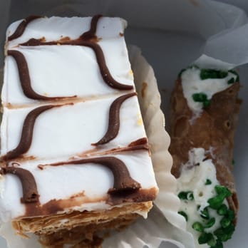 Aliotta Pastry Shop - Mini cannoli and large Napoleon $3.25 - Bakeries Near Me - Brooklyn, New York Aliotta Pastry Shop - Mini cannoli and large Napoleon $3.25 - Bakeries Near Me - Brooklyn, New York