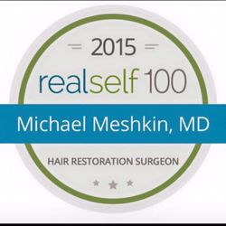 Meshkin Medical - Hair Restoration Clinic - Honored to be one of the chosen realself 100 out of more 12000 participating cosmetic surgeons.