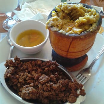 El Rinconcito De Santa Barbara - Mofongo with picadillo, simply delicious. - Latin American Near Me - Hialeah, Florida