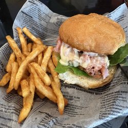Chicken Cordon bleu and fries