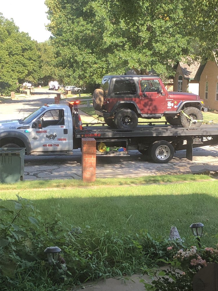 FRONTIER TOWING 2920 E Waterloo Rd, Edmond, Oklahoma Towing Phone