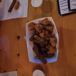 Bill's Place Bar & Grill - Spicy cauliflower and zucchini both excellent