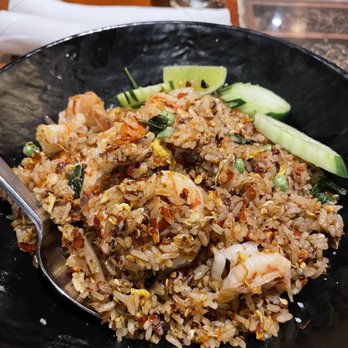 Top Spice - Thai E02. Fried Rice with Shrimp extra spicy. - Thai Near Me - Atlanta, Georgia Top Spice - Thai E02. Fried Rice with Shrimp extra spicy. - Thai Near Me - Atlanta, Georgia