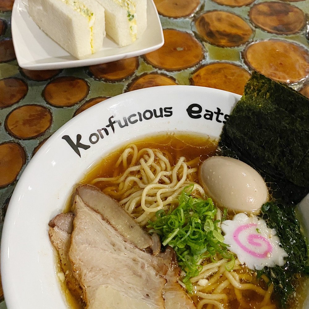 Konfucious Eats - Garlic Shoyu Ramen, Egg Sando, Gyoza - Ramen Near Me - Modesto, California Konfucious Eats - Garlic Shoyu Ramen, Egg Sando, Gyoza - Ramen Near Me - Modesto, California