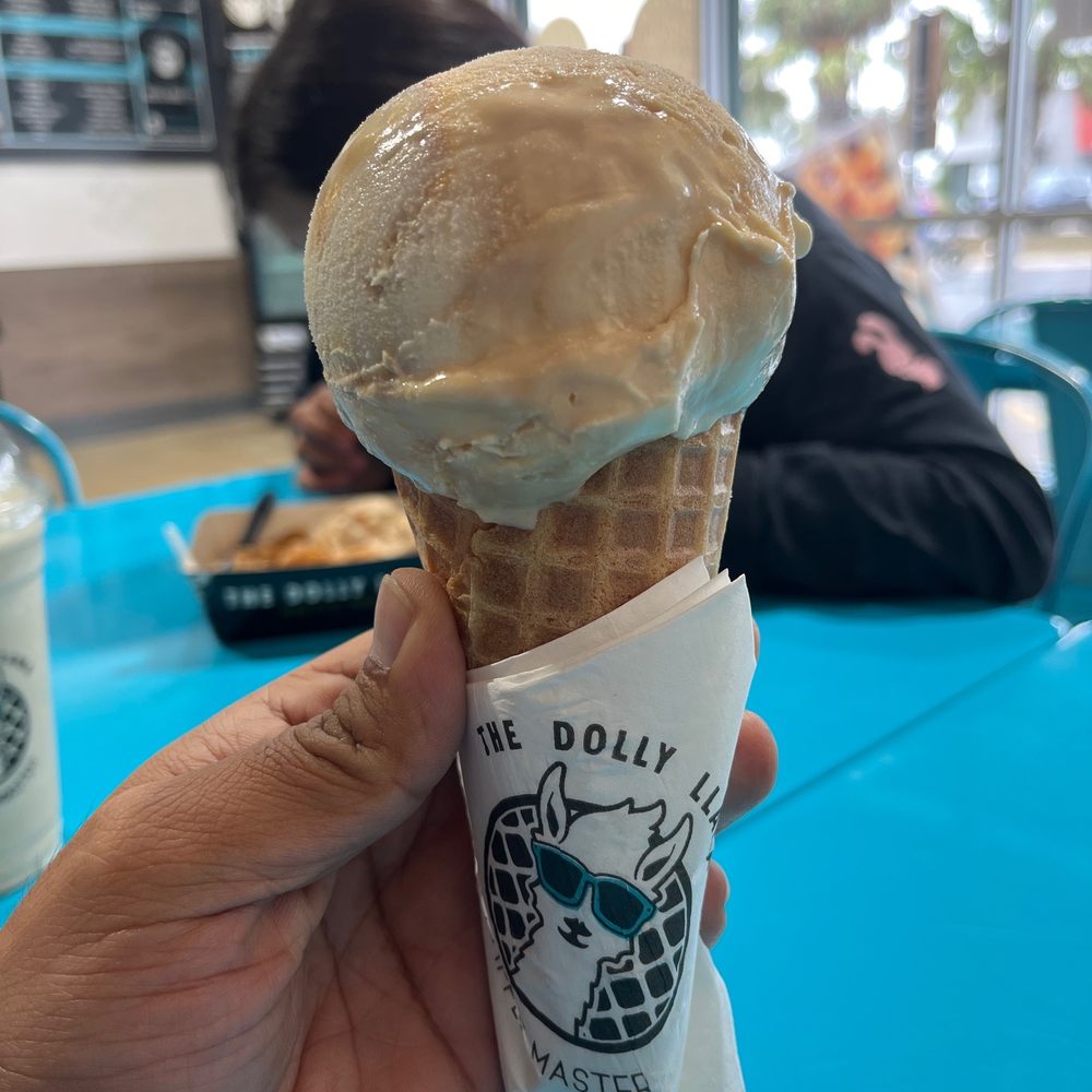 Salted caramel waffle cone Salted caramel waffle cone
