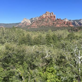 Hideaway House - View from our sitting area - Pizza Near Me - Sedona, Arizona