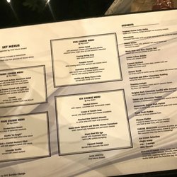 Anzani - Desserts and set courses menu