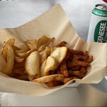 Jax Fish Fry - Fried Clams w/fries were excellent!! And a total bonus, they served Genesee Cream Ale!! I will be back. - Seafood Near Me - Saint Johns, Florida Jax Fish Fry - Fried Clams w/fries were excellent!! And a total bonus, they served Genesee Cream Ale!! I will be back. - Seafood Near Me - Saint Johns, Florida