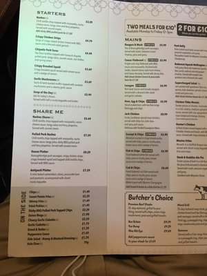 Menu photo 6 Green Man Feltham, XGL