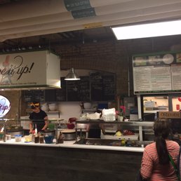 Located downstairs in the market!