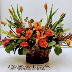 Flowers by Whisconier - Vivid orange