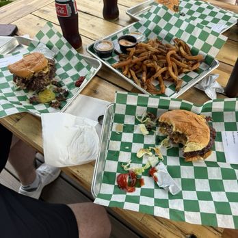 Harrys Proper Burger - 2 monsterus burgers - Food Trucks Near Me - Louisville, Kentucky