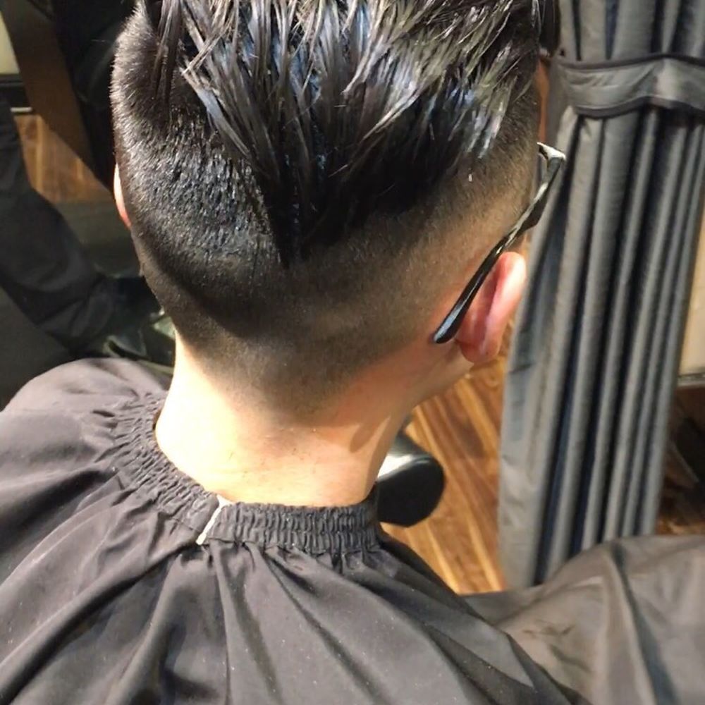 Gent Cuts and Grooming - Haircut by Aaron at GENT: tight fade, long on top with a hard part. Looks fantastic! - Barbers Near Me - Saint Paul, Minnesota Gent Cuts and Grooming - Haircut by Aaron at GENT: tight fade, long on top with a hard part. Looks fantastic! - Barbers Near Me - Saint Paul, Minnesota