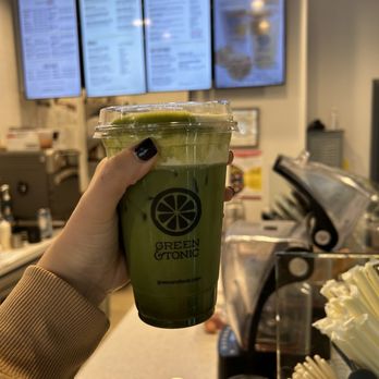 Green & Tonic - Iced Matcha Latte - Coffee & Tea Near Me - Chappaqua, New York