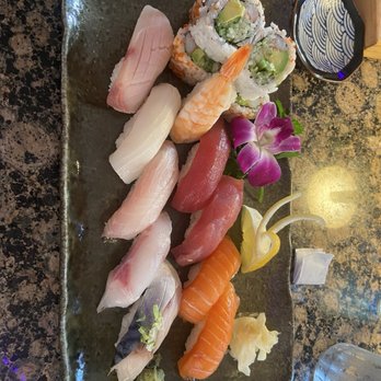 Fins Sushi and Grill - Sushi Deluxe (16 Pcs) - Japanese Near Me - Boston, Massachusetts Fins Sushi and Grill - Sushi Deluxe (16 Pcs) - Japanese Near Me - Boston, Massachusetts