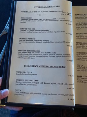 Menu photo 3 Stations Inn Restaurant Seaview, WTC