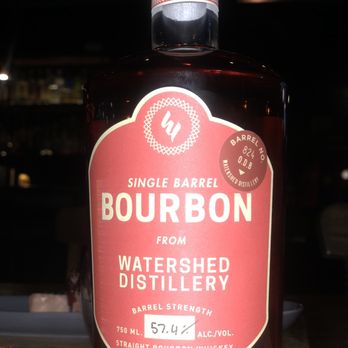 Watershed Kitchen & Bar - Purchased single barrel bourbon - Cocktail Bars Near Me - Columbus, Ohio