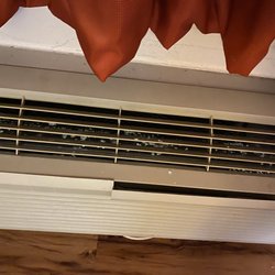 Motel 6 - Gross particles in the heat/AC unit...