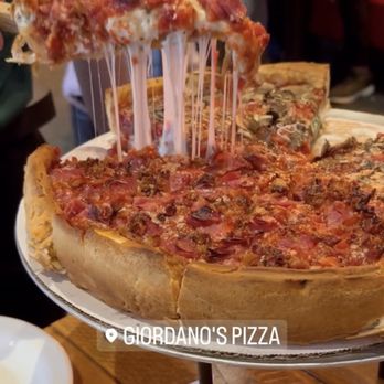 Giordano's - Half and half deep dish pizza - Pizza Near Me - Chicago, Illinois