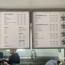 Down Right Brewed - Menu