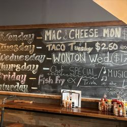 Menu board
