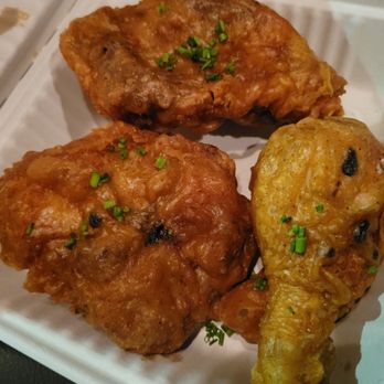 Proposition Chicken On The Fly - Huge pieces of chicken with thick batter - Chicken Shop Near Me - Palo Alto, California