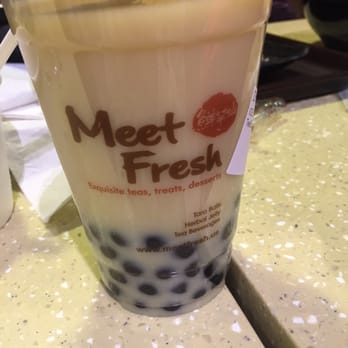 Meet Fresh - Green milk tea with boba - Desserts Near Me - Irvine, California Meet Fresh - Green milk tea with boba - Desserts Near Me - Irvine, California